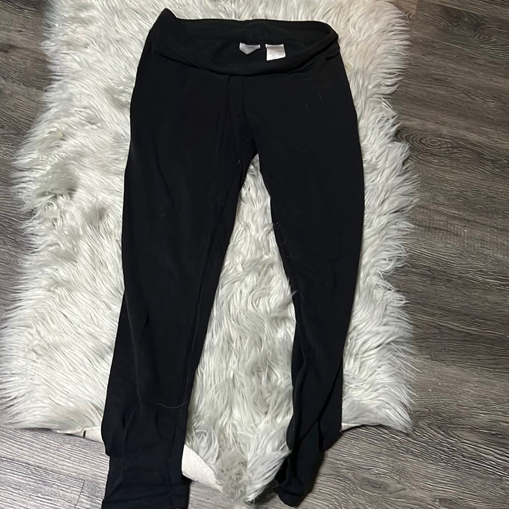 Danskin size small (4-6), black leggings,  cotton